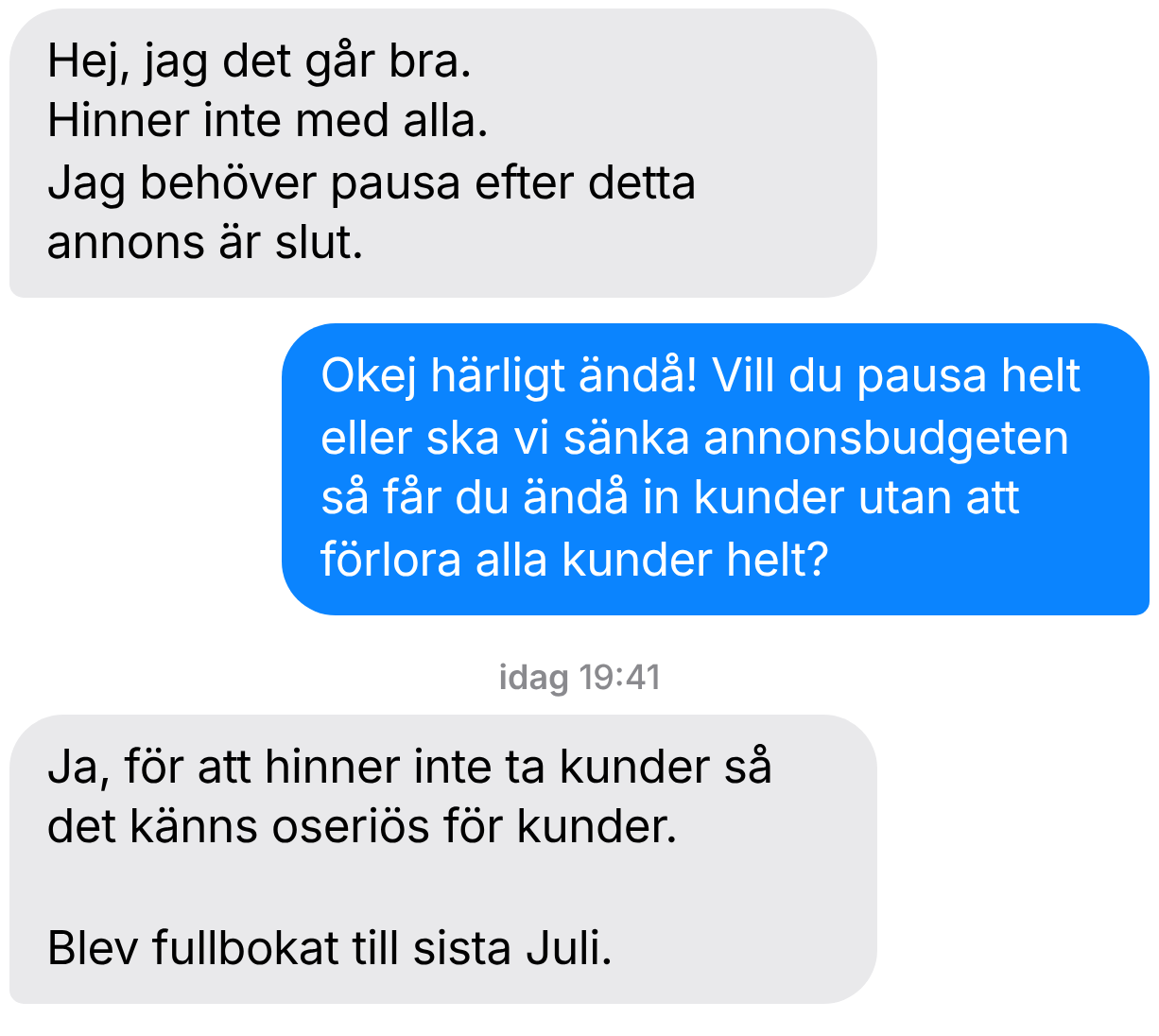 Kundkonversation 11