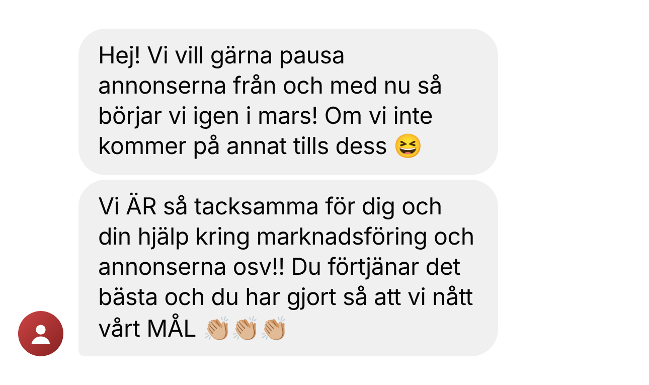 Kundkonversation 5