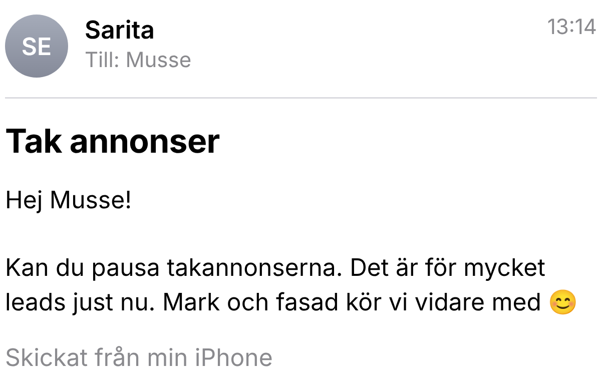 Kundkonversation 15