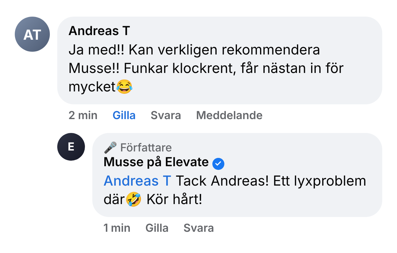 Kundkonversation 9